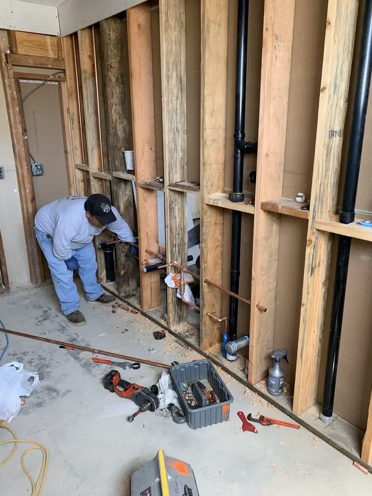 Commercial rough-in plumbing for Commercial Plumbing in Willow Brook